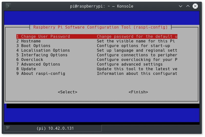 raspi-config